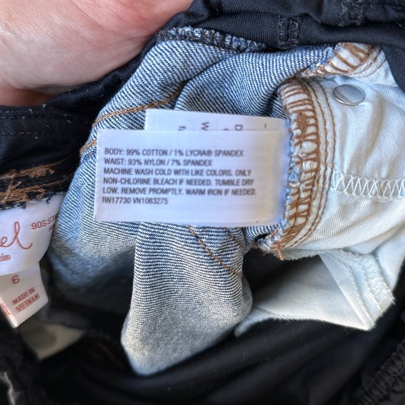 Isabel Maternity 90s Straight Maternity Blue Jeans, Size 6 - Picture 5 of 5